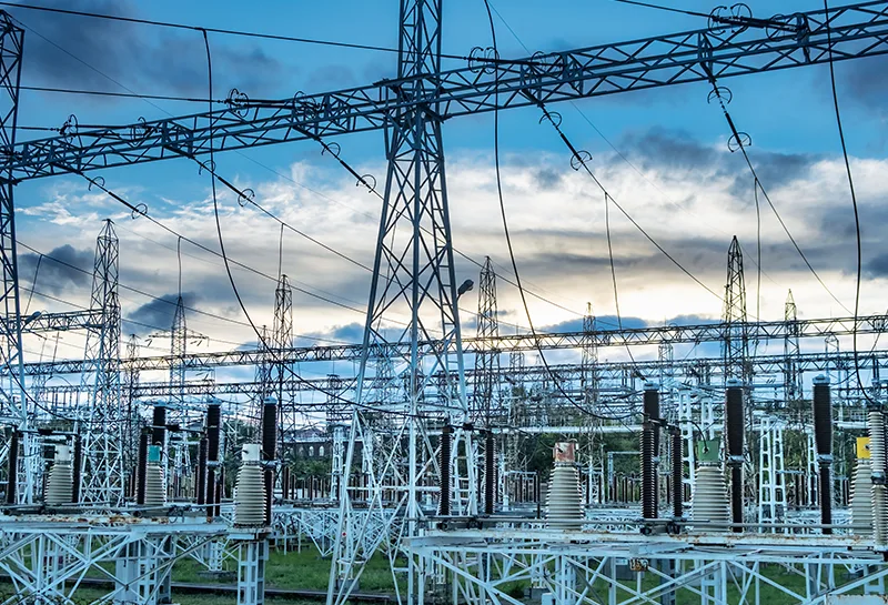 Las características del soporte de resorte de la central eléctrica.